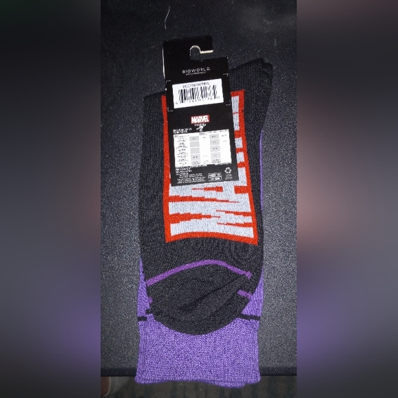 Marvel Studios Black.Panther Men Crew Sock 8-12 - Picture 2 of 2